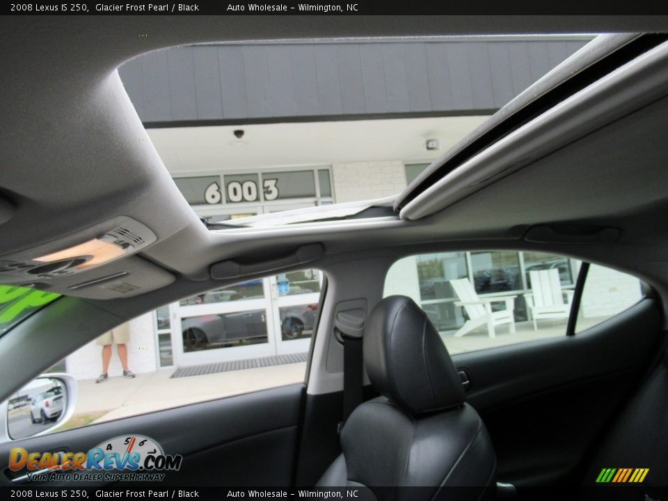2008 Lexus IS 250 Glacier Frost Pearl / Black Photo #11