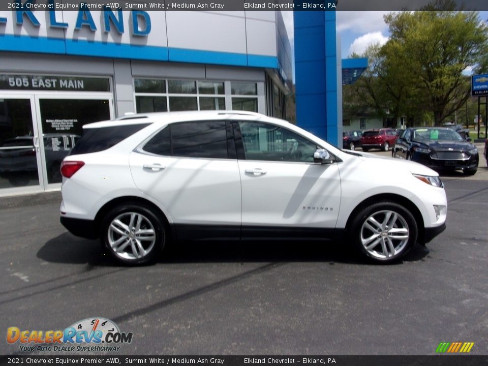 2021 Chevrolet Equinox Premier AWD Summit White / Medium Ash Gray Photo #2