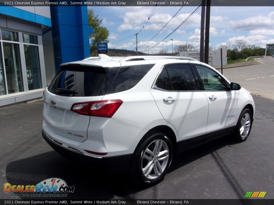 2021 Chevrolet Equinox Premier AWD Summit White / Medium Ash Gray Photo #3