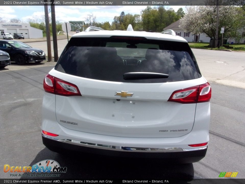 2021 Chevrolet Equinox Premier AWD Summit White / Medium Ash Gray Photo #4