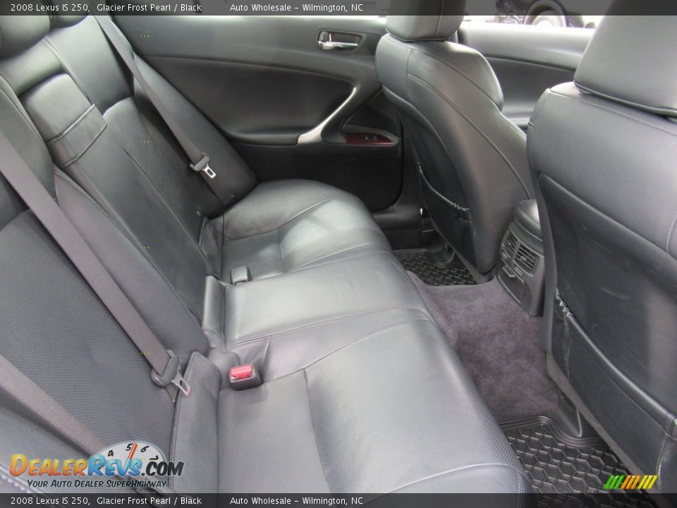 2008 Lexus IS 250 Glacier Frost Pearl / Black Photo #14