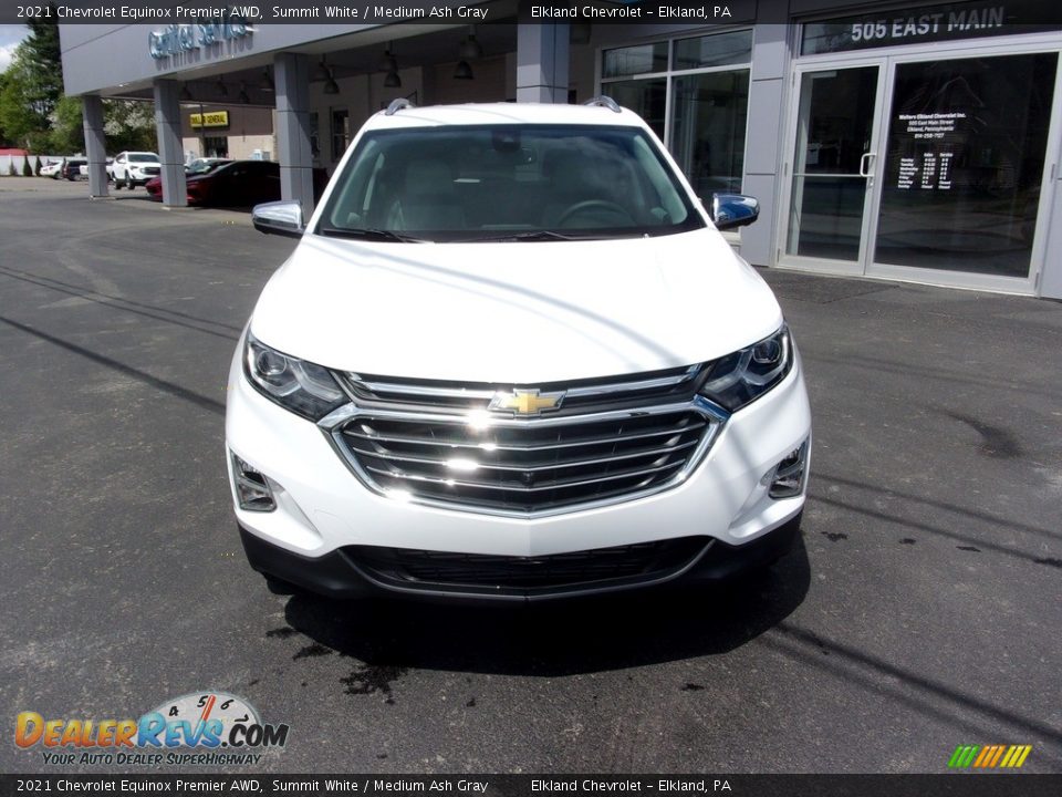 2021 Chevrolet Equinox Premier AWD Summit White / Medium Ash Gray Photo #8