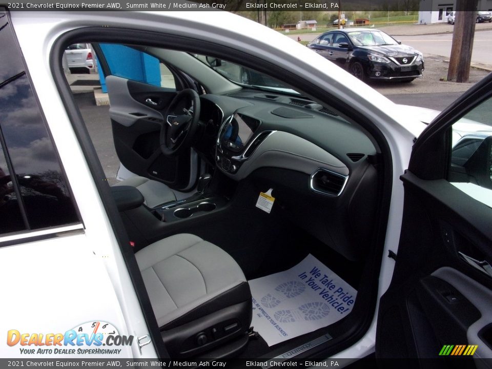 2021 Chevrolet Equinox Premier AWD Summit White / Medium Ash Gray Photo #18