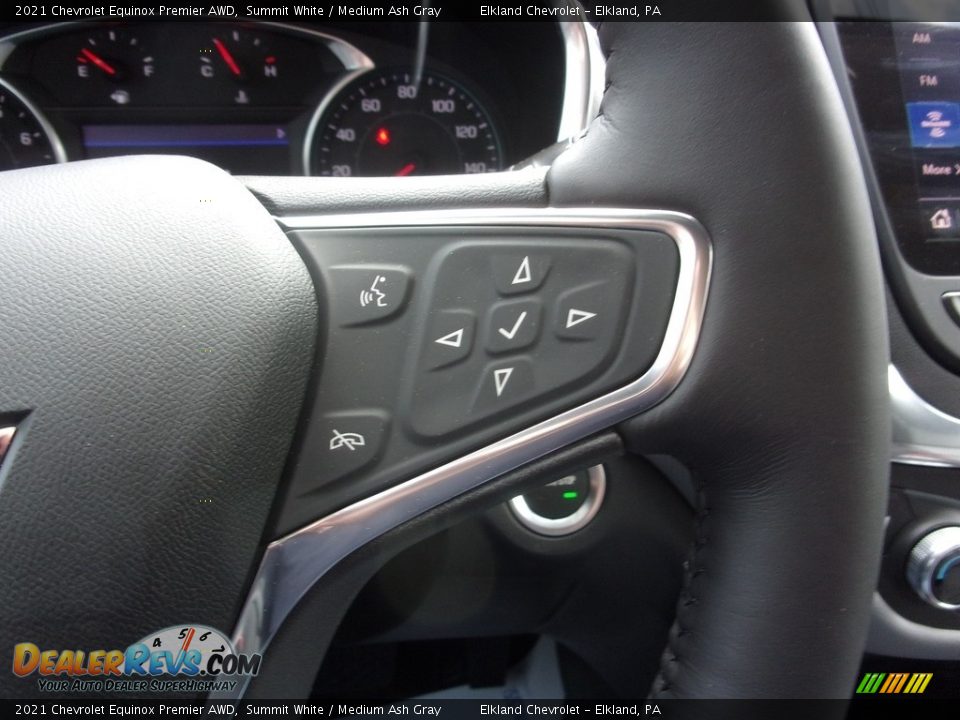 2021 Chevrolet Equinox Premier AWD Summit White / Medium Ash Gray Photo #25