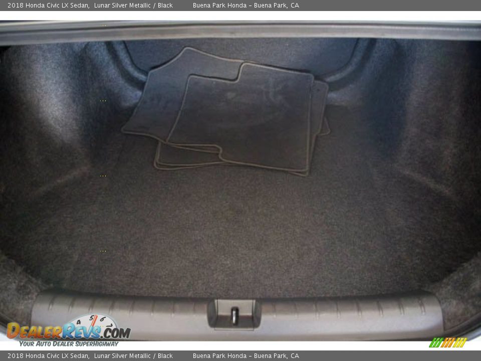 2018 Honda Civic LX Sedan Lunar Silver Metallic / Black Photo #21