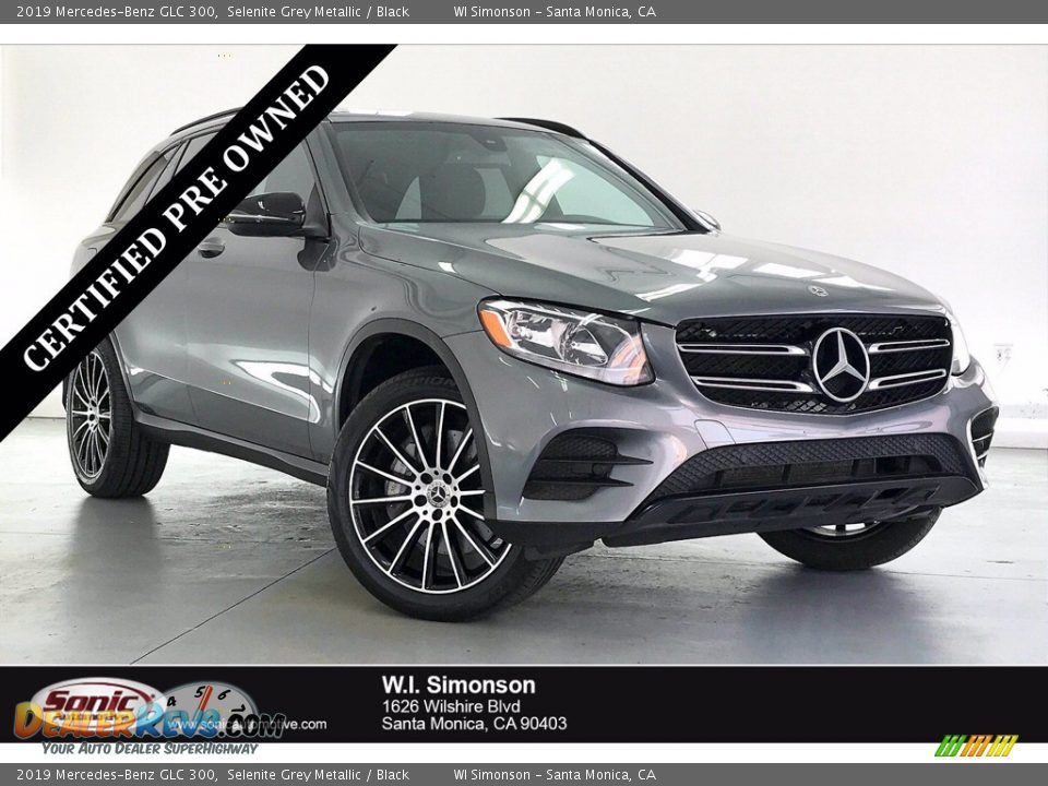 2019 Mercedes-Benz GLC 300 Selenite Grey Metallic / Black Photo #1