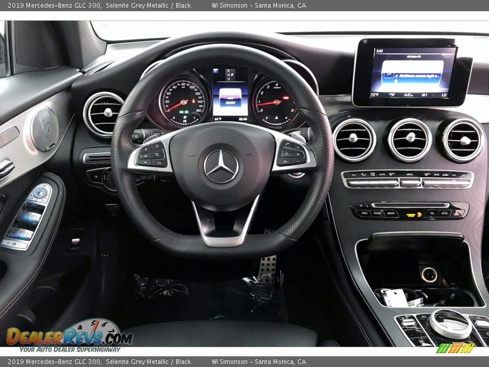 2019 Mercedes-Benz GLC 300 Selenite Grey Metallic / Black Photo #4