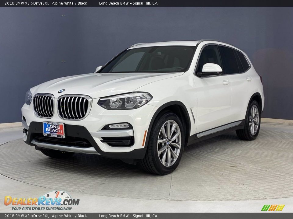 2018 BMW X3 xDrive30i Alpine White / Black Photo #3