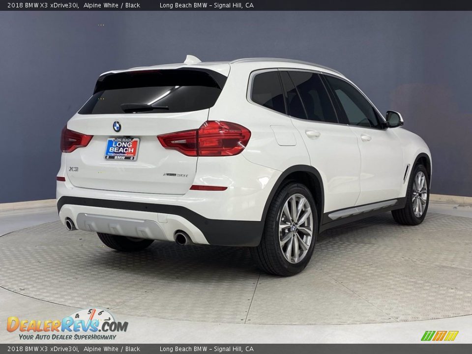 2018 BMW X3 xDrive30i Alpine White / Black Photo #5