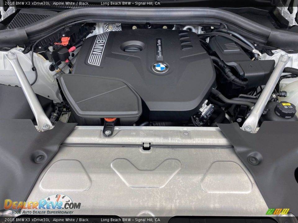 2018 BMW X3 xDrive30i Alpine White / Black Photo #12