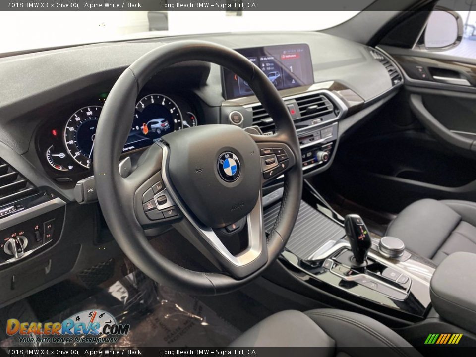 2018 BMW X3 xDrive30i Alpine White / Black Photo #16