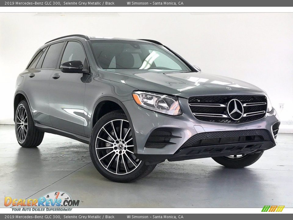 2019 Mercedes-Benz GLC 300 Selenite Grey Metallic / Black Photo #34