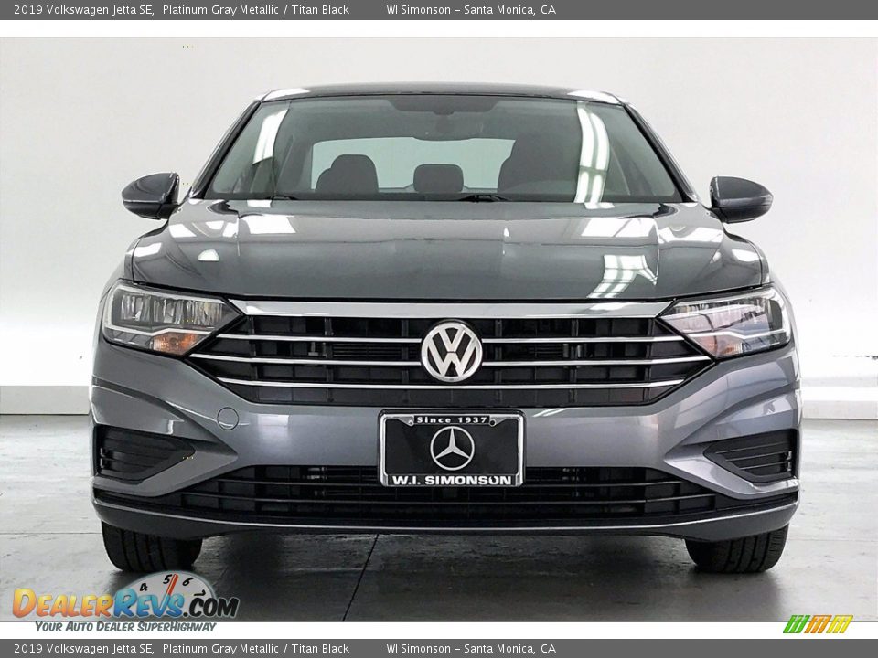 2019 Volkswagen Jetta SE Platinum Gray Metallic / Titan Black Photo #2