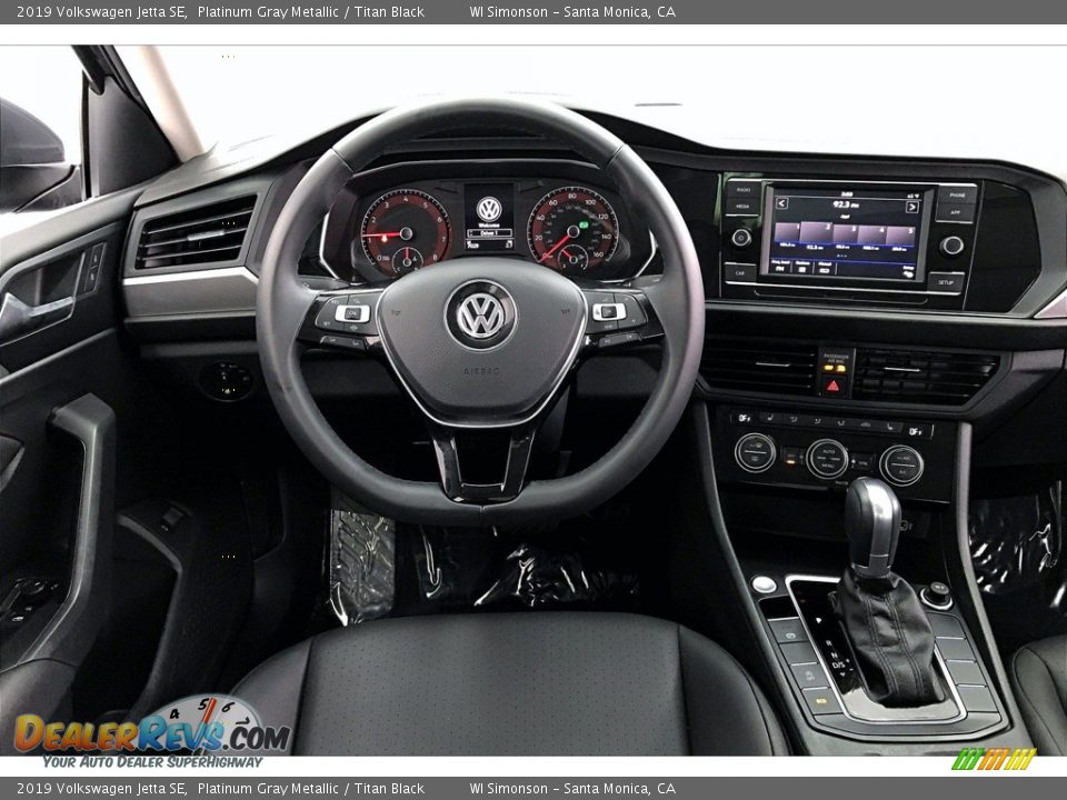 2019 Volkswagen Jetta SE Platinum Gray Metallic / Titan Black Photo #4