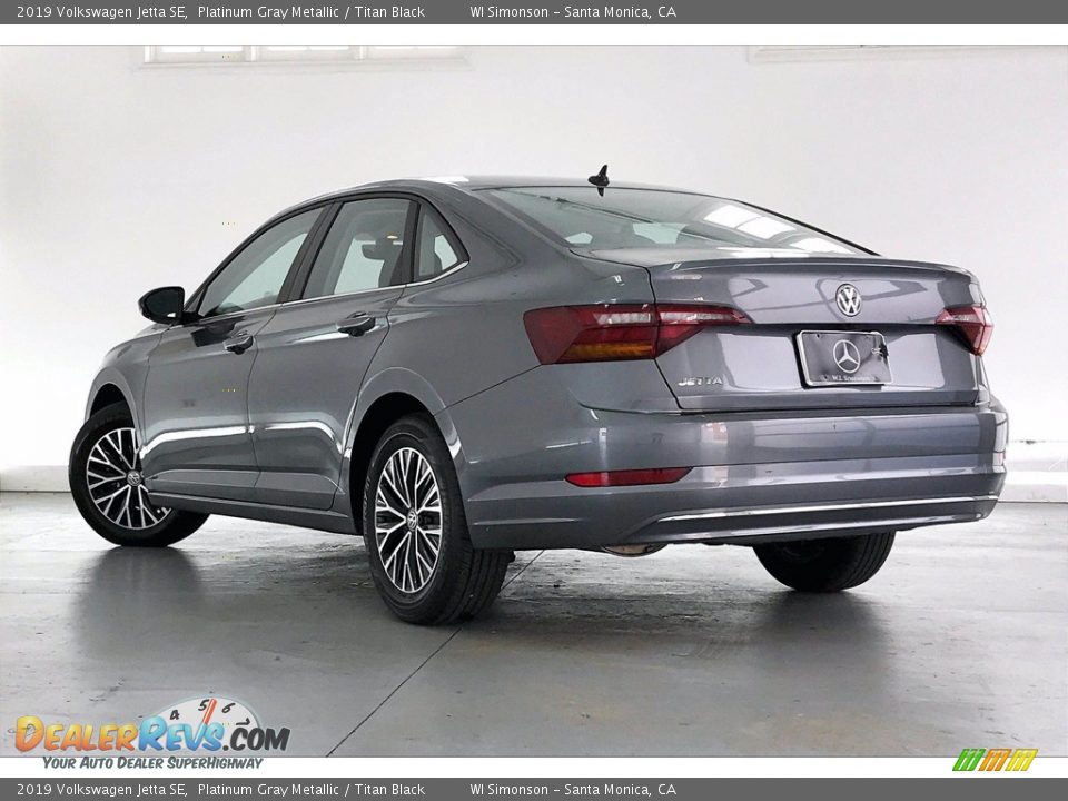 2019 Volkswagen Jetta SE Platinum Gray Metallic / Titan Black Photo #10