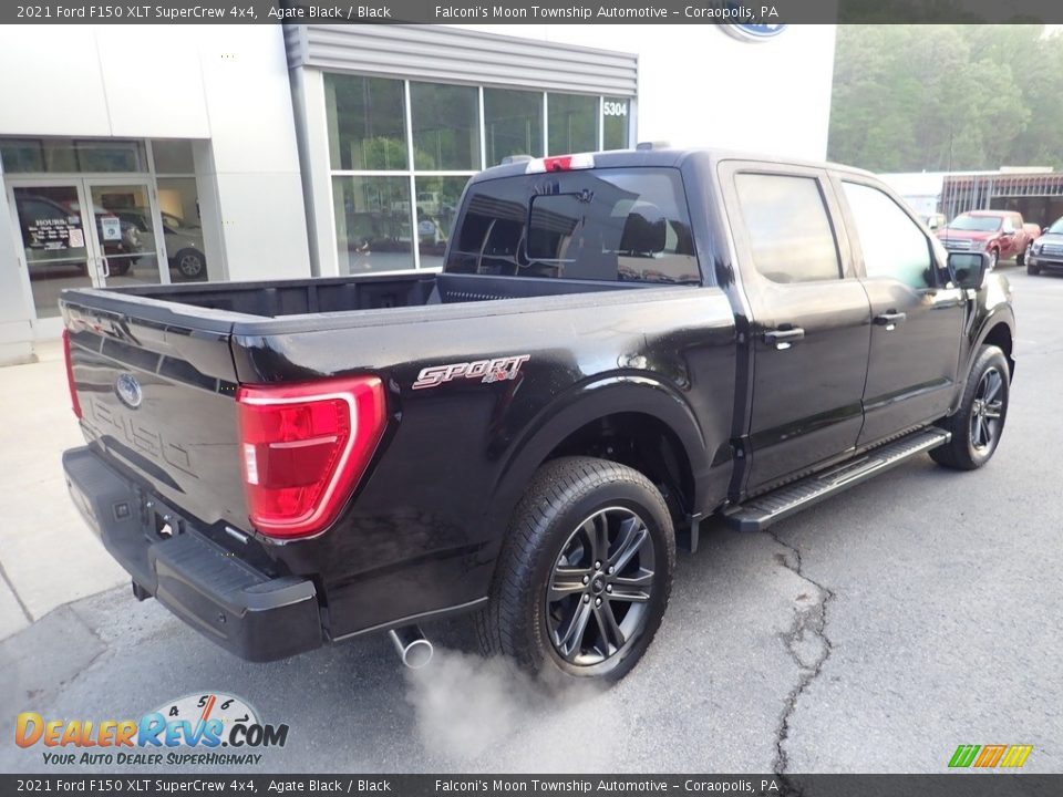 2021 Ford F150 XLT SuperCrew 4x4 Agate Black / Black Photo #2