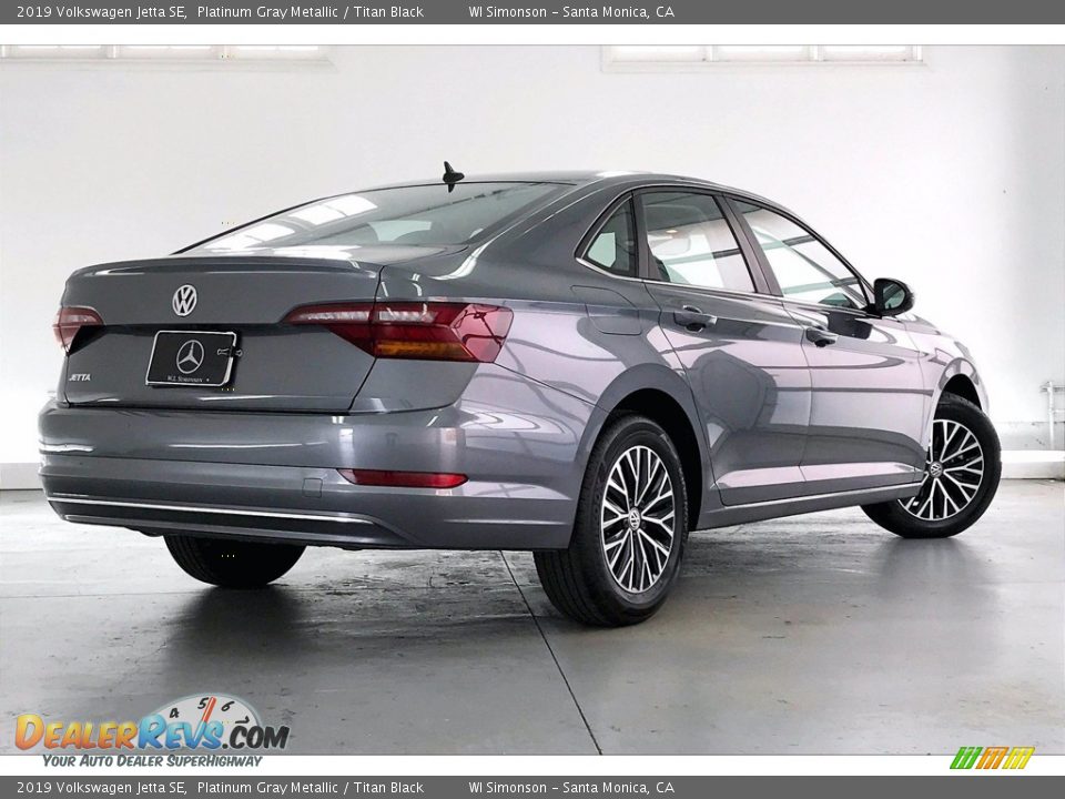 2019 Volkswagen Jetta SE Platinum Gray Metallic / Titan Black Photo #13