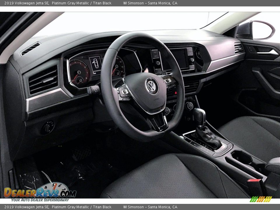 2019 Volkswagen Jetta SE Platinum Gray Metallic / Titan Black Photo #14