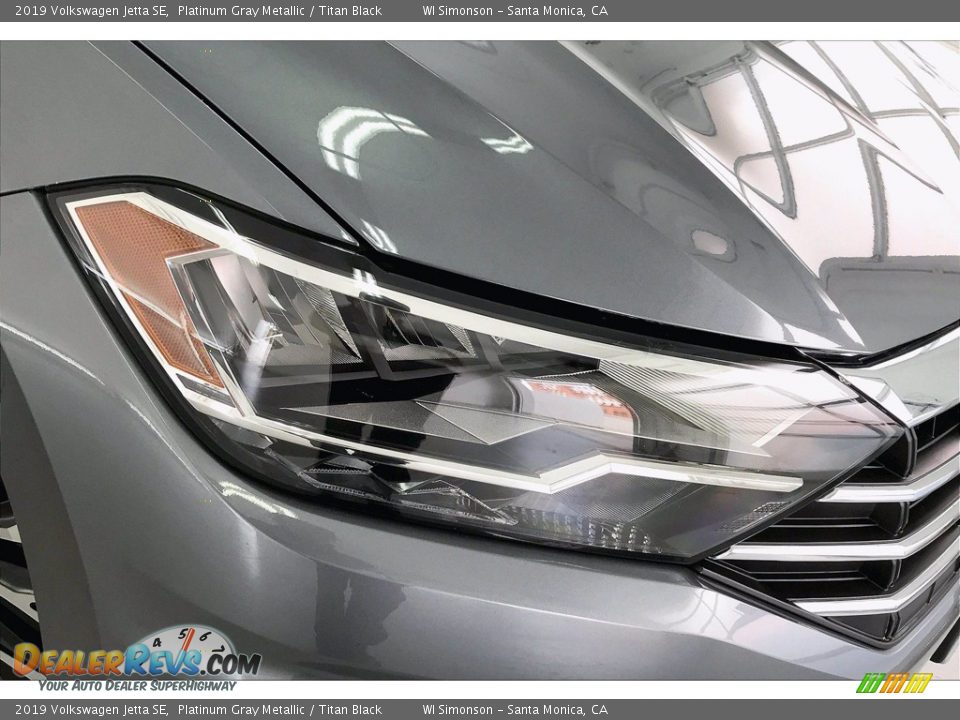 2019 Volkswagen Jetta SE Platinum Gray Metallic / Titan Black Photo #28
