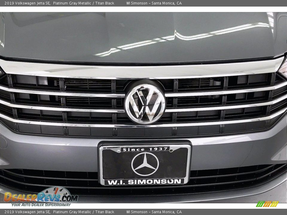 2019 Volkswagen Jetta SE Platinum Gray Metallic / Titan Black Photo #30