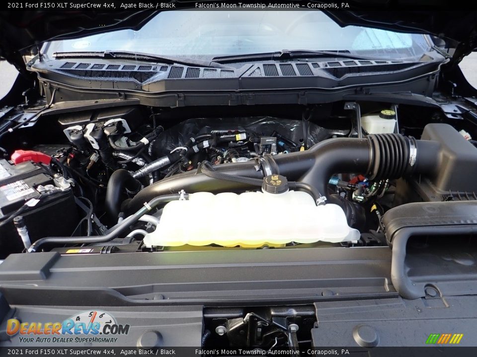 2021 Ford F150 XLT SuperCrew 4x4 Agate Black / Black Photo #30