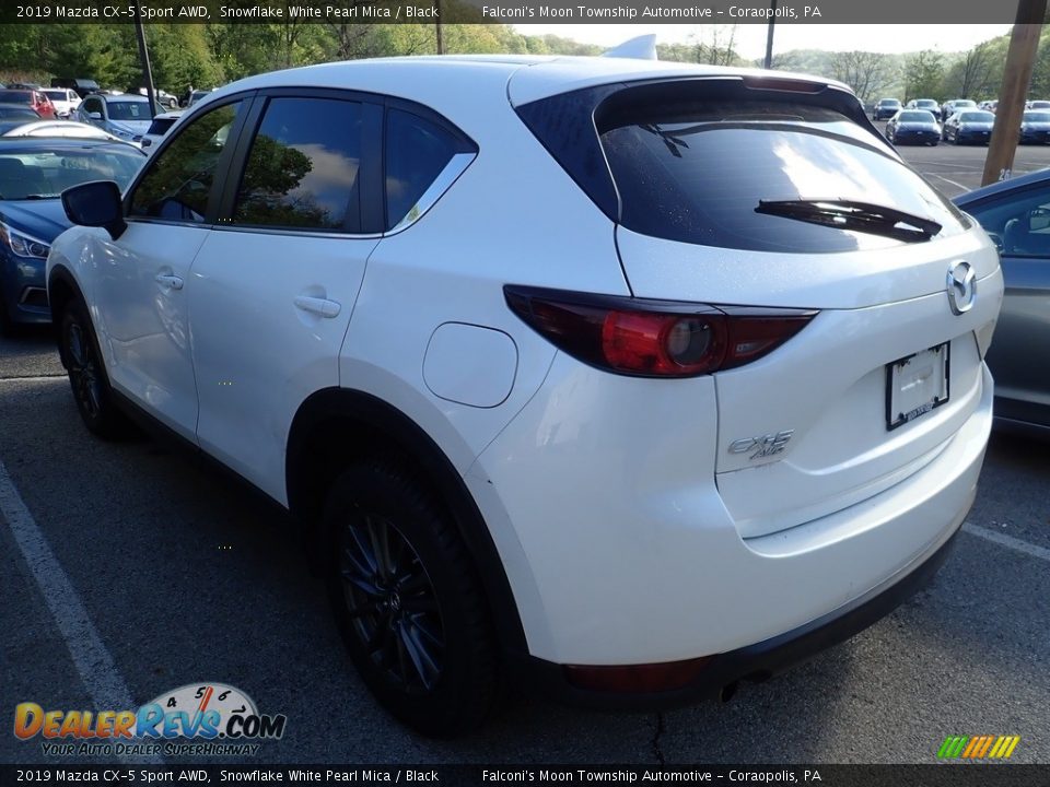 2019 Mazda CX-5 Sport AWD Snowflake White Pearl Mica / Black Photo #2