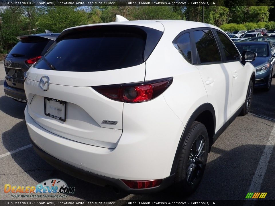 2019 Mazda CX-5 Sport AWD Snowflake White Pearl Mica / Black Photo #4