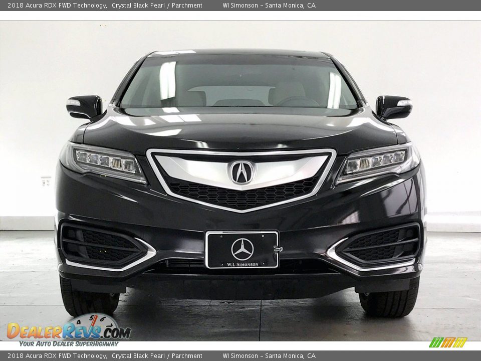 2018 Acura RDX FWD Technology Crystal Black Pearl / Parchment Photo #2