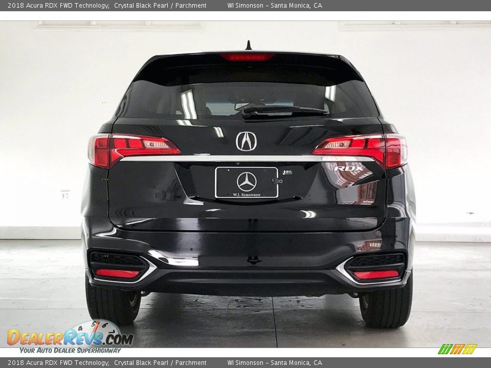 2018 Acura RDX FWD Technology Crystal Black Pearl / Parchment Photo #3