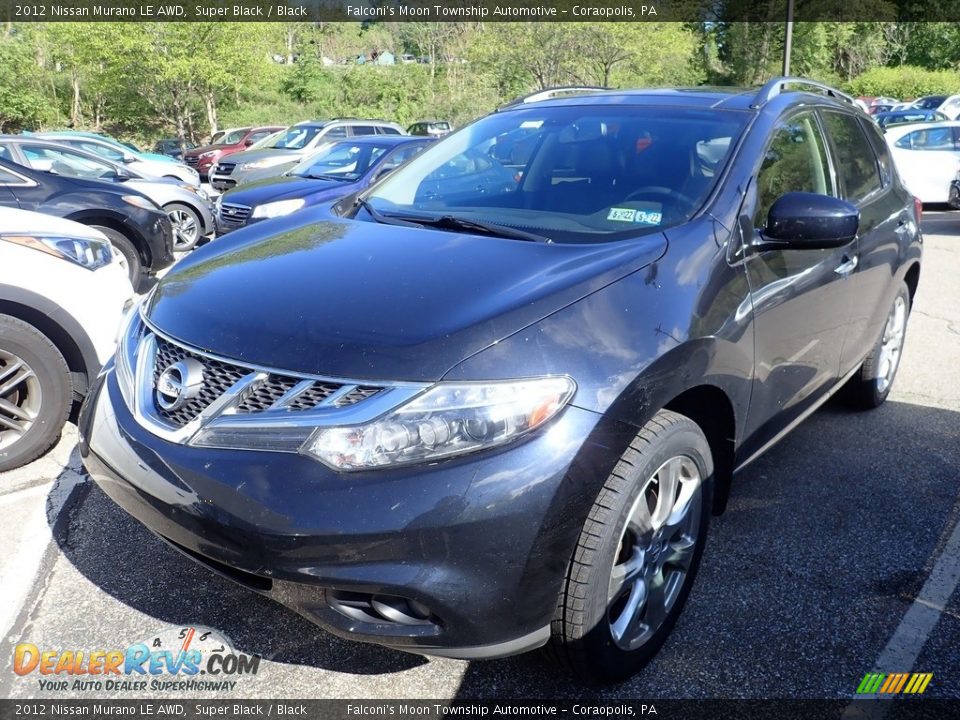 2012 Nissan Murano LE AWD Super Black / Black Photo #1