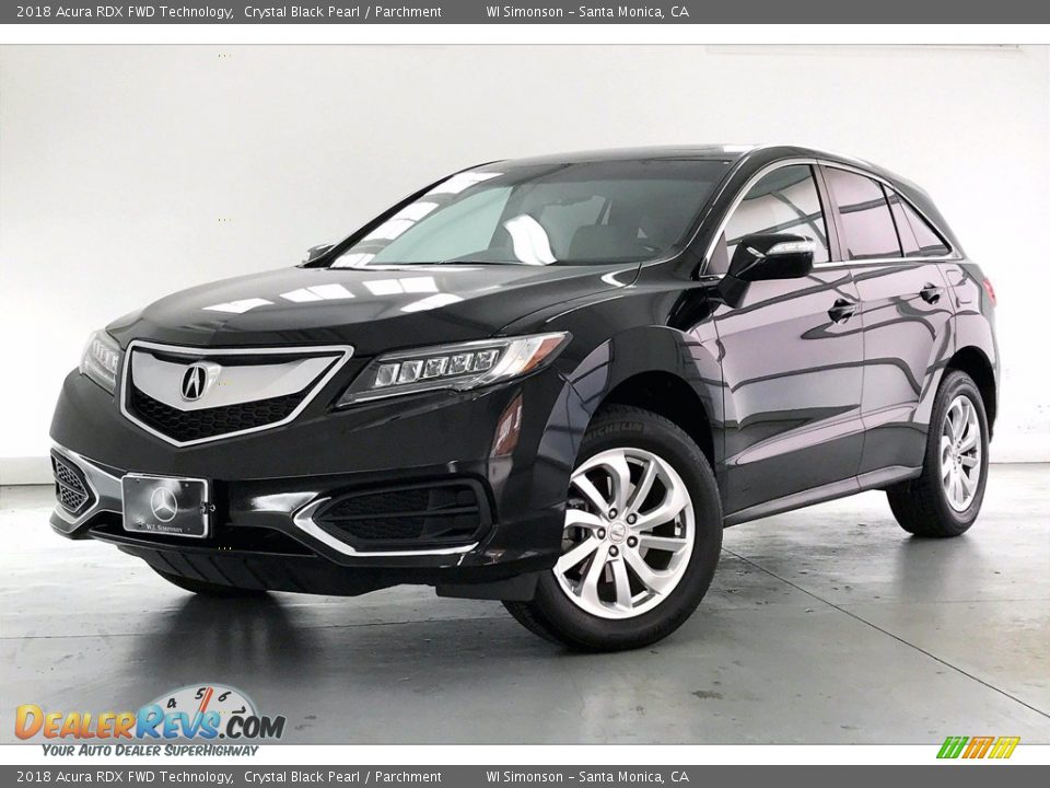 2018 Acura RDX FWD Technology Crystal Black Pearl / Parchment Photo #12