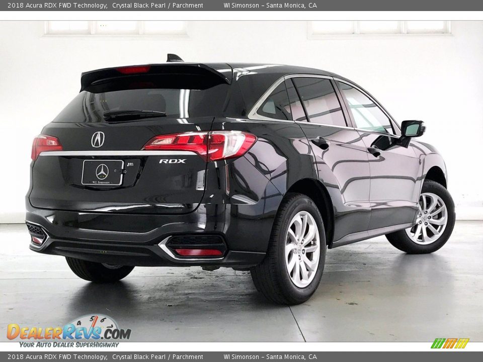 2018 Acura RDX FWD Technology Crystal Black Pearl / Parchment Photo #13
