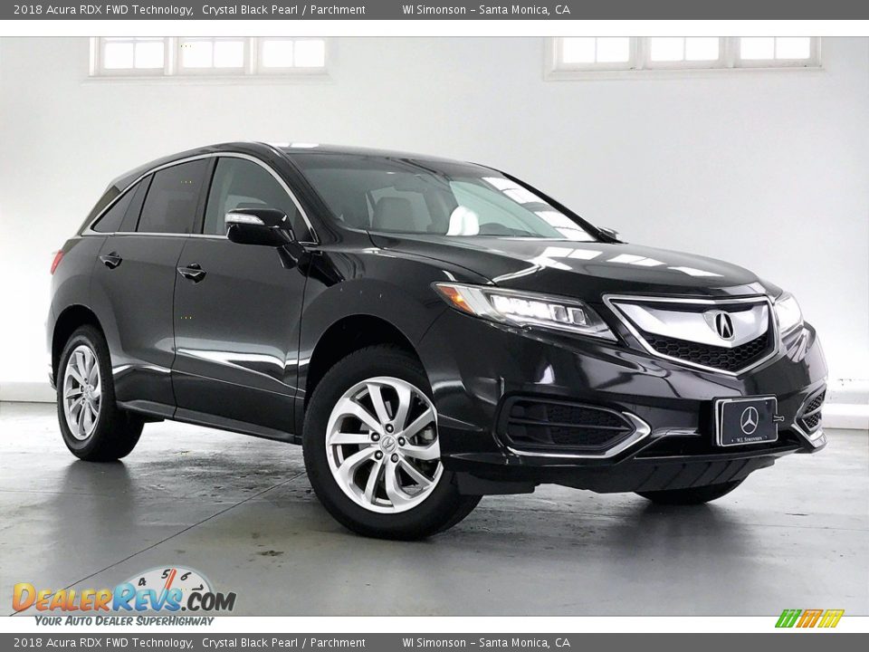 2018 Acura RDX FWD Technology Crystal Black Pearl / Parchment Photo #34