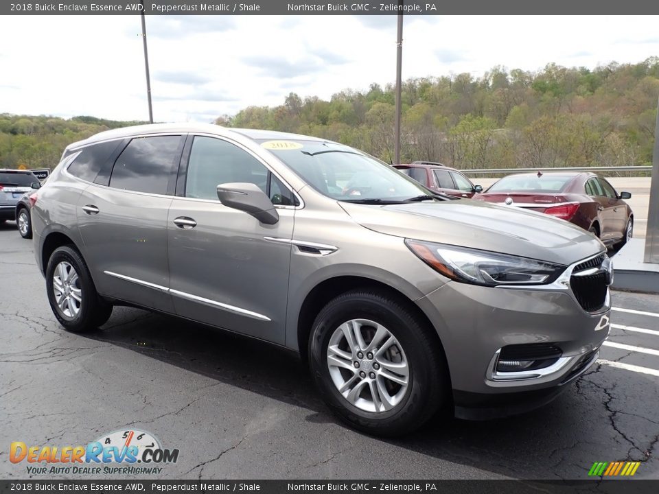 2018 Buick Enclave Essence AWD Pepperdust Metallic / Shale Photo #4