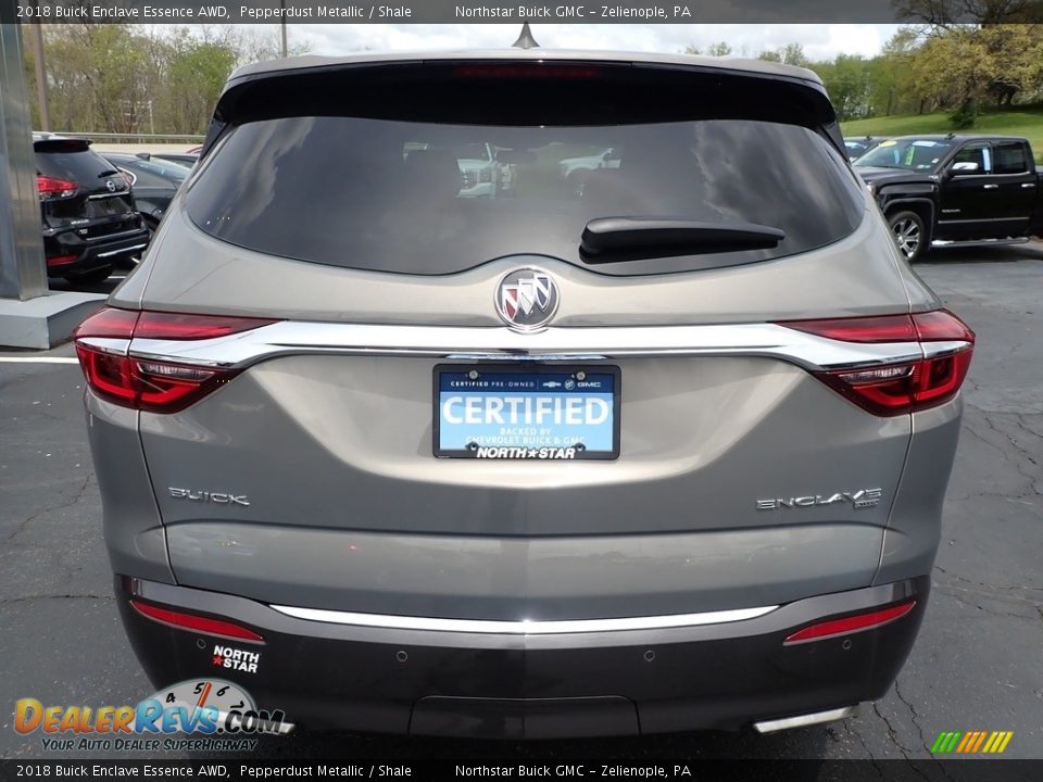 2018 Buick Enclave Essence AWD Pepperdust Metallic / Shale Photo #10