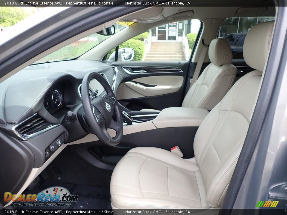 2018 Buick Enclave Essence AWD Pepperdust Metallic / Shale Photo #17