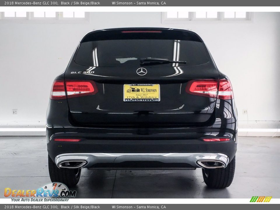 2018 Mercedes-Benz GLC 300 Black / Silk Beige/Black Photo #4