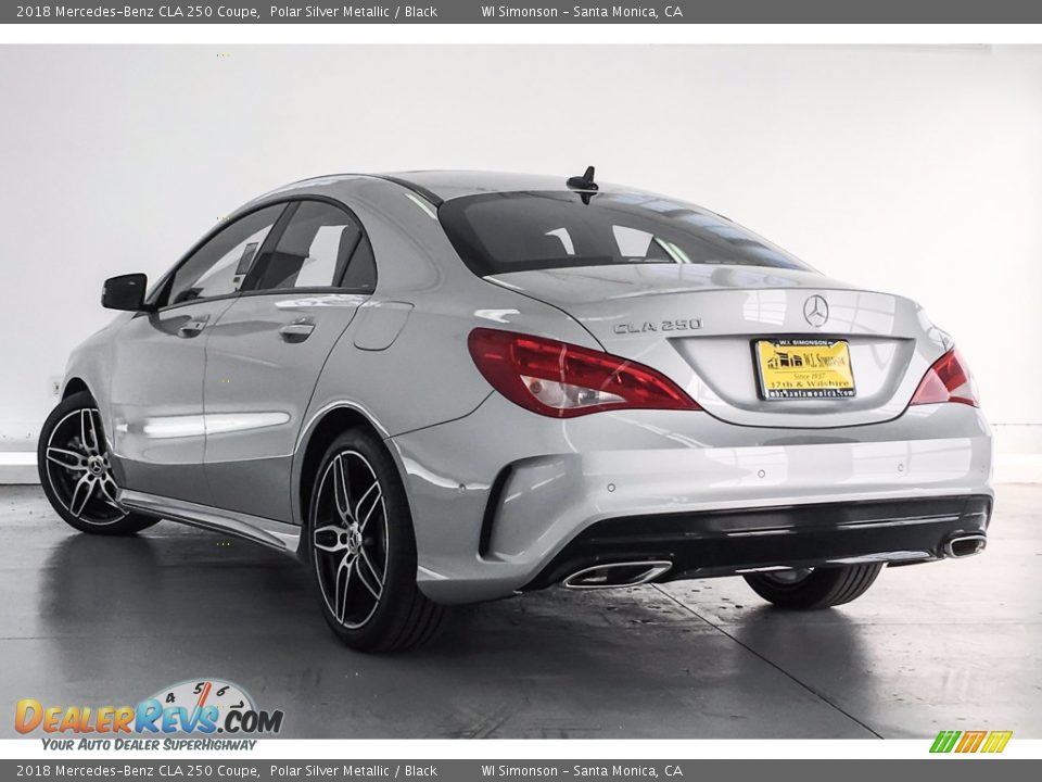 2018 Mercedes-Benz CLA 250 Coupe Polar Silver Metallic / Black Photo #3