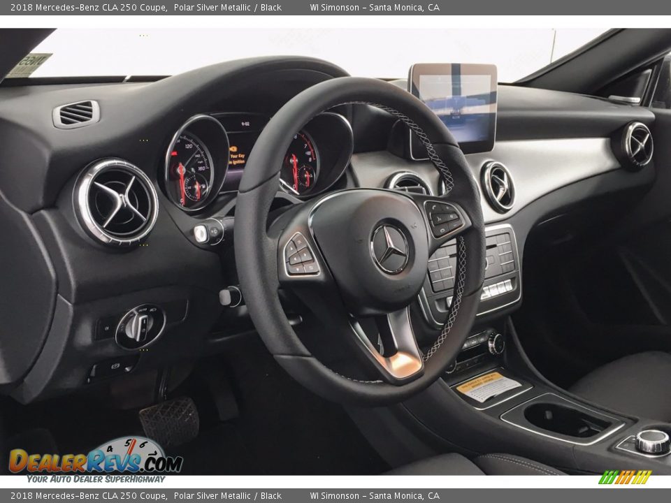 2018 Mercedes-Benz CLA 250 Coupe Polar Silver Metallic / Black Photo #5