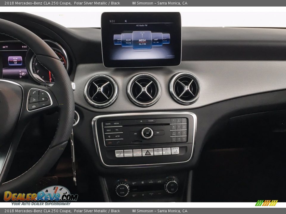 2018 Mercedes-Benz CLA 250 Coupe Polar Silver Metallic / Black Photo #6