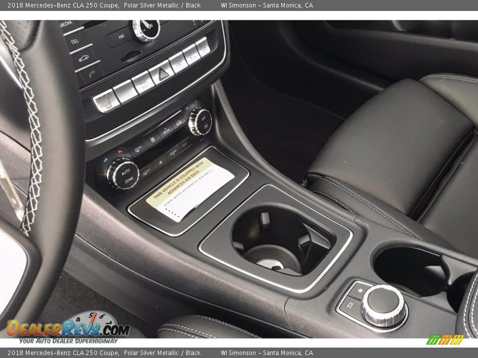 2018 Mercedes-Benz CLA 250 Coupe Polar Silver Metallic / Black Photo #7