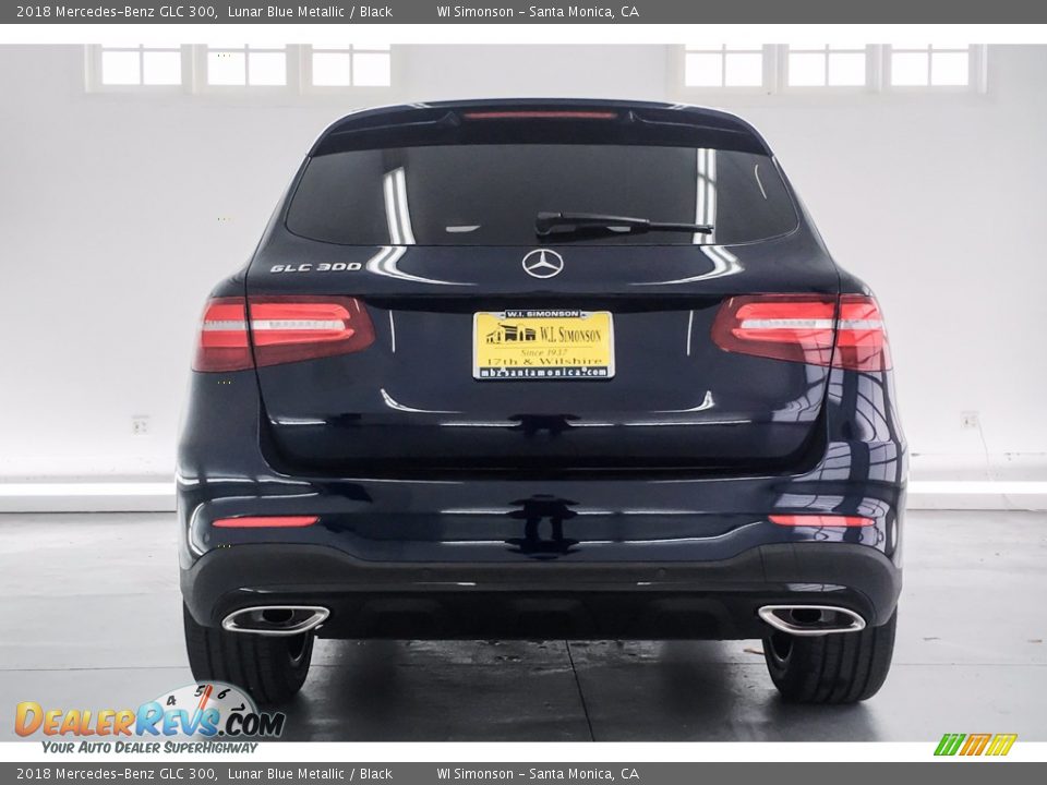 2018 Mercedes-Benz GLC 300 Lunar Blue Metallic / Black Photo #4