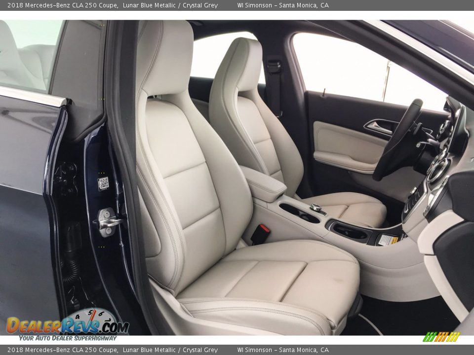 2018 Mercedes-Benz CLA 250 Coupe Lunar Blue Metallic / Crystal Grey Photo #2