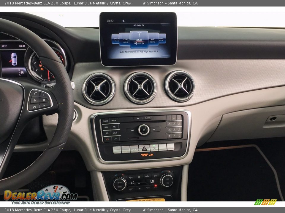 2018 Mercedes-Benz CLA 250 Coupe Lunar Blue Metallic / Crystal Grey Photo #6