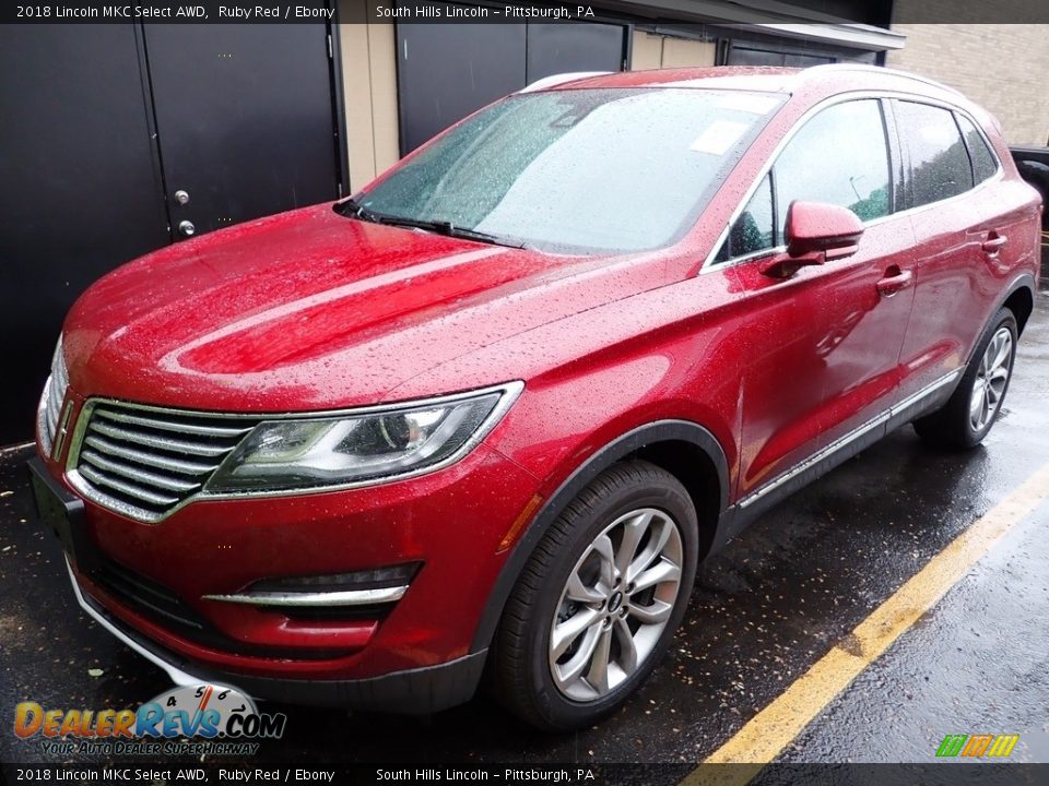 2018 Lincoln MKC Select AWD Ruby Red / Ebony Photo #1