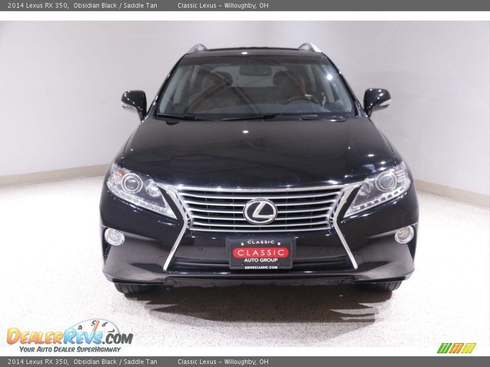 2014 Lexus RX 350 Obsidian Black / Saddle Tan Photo #2