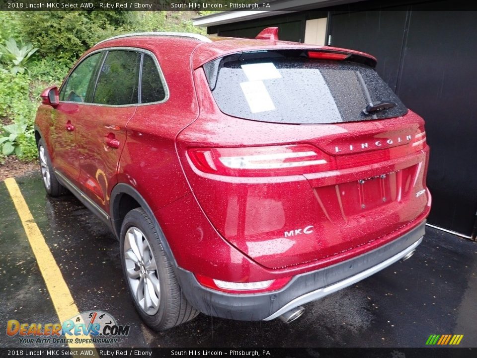 2018 Lincoln MKC Select AWD Ruby Red / Ebony Photo #2