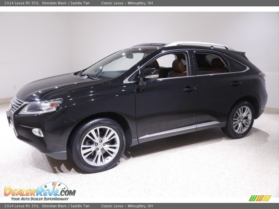 Obsidian Black 2014 Lexus RX 350 Photo #3