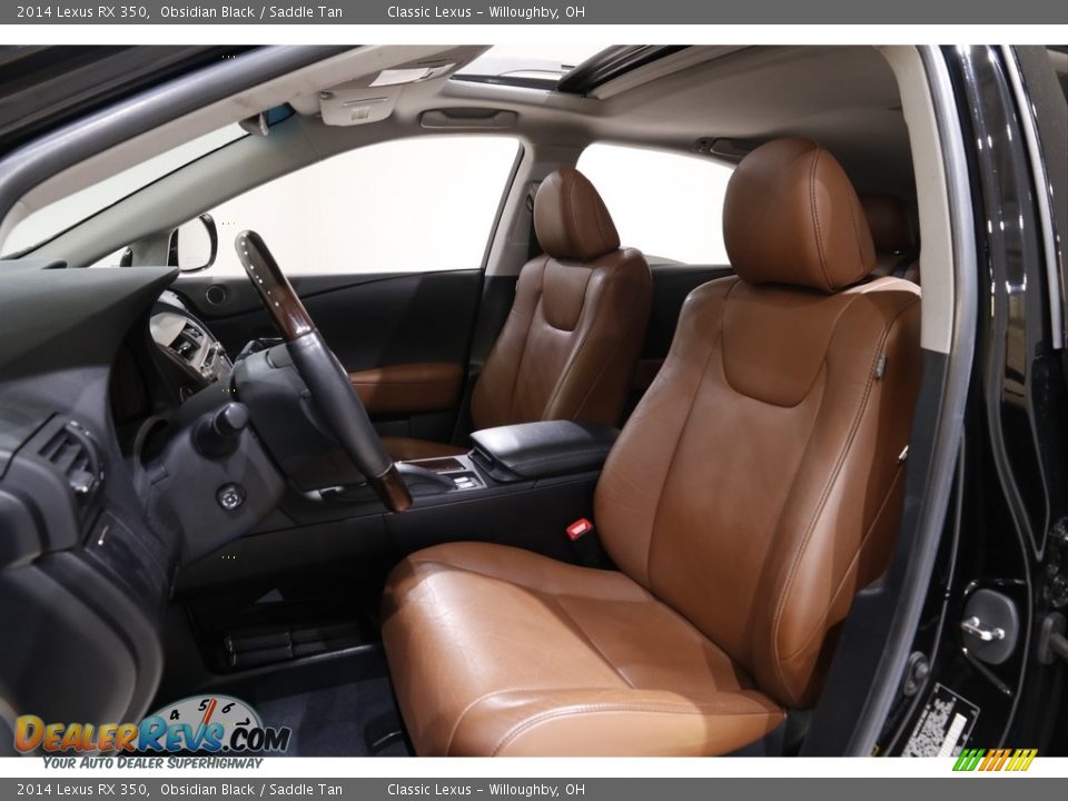 Saddle Tan Interior - 2014 Lexus RX 350 Photo #5