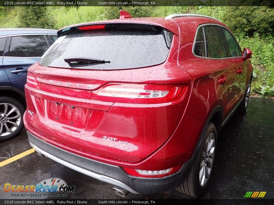 2018 Lincoln MKC Select AWD Ruby Red / Ebony Photo #4